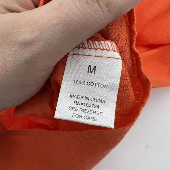 Grand & Greene Orange Tank Size M NWT - Picture 5 of 5